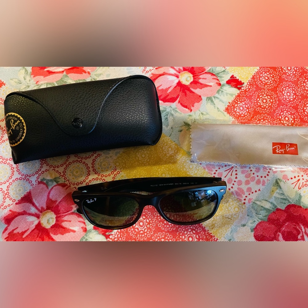 Ray-Ban RB2132 New Wayfarer- tortoise color & polarized!